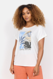Soyaconcept T-shirt Marica 281 offwhite/blauw