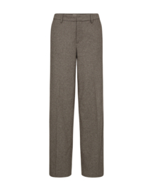 Freequent broek Sillen light grey/charcoal melange