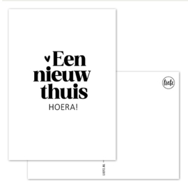 Kaart | Een nieuw thuis | 5 stuks