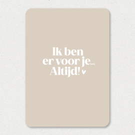 Kaart | Ik ben er voor je