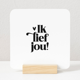 Tegeltje Forex | Ik lief jou