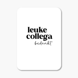 Midi kaartje | Leuke collega bedankt | 5 stuks