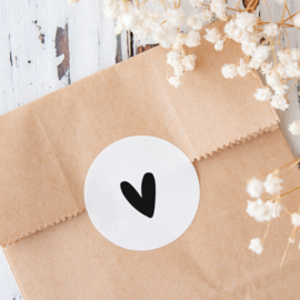 Stickers | 250 op rol | Hartje