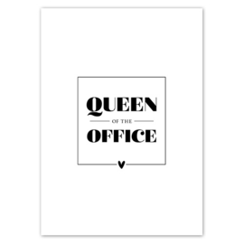 Kaart | Queen of the office | 5 stuks