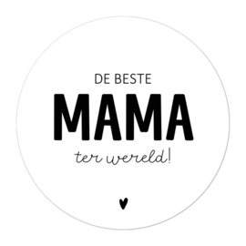 Magneten | Beste mama ter wereld | 3 stuks