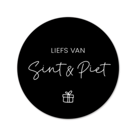 Stickers | 250 op rol | Liefs van Sint & Piet