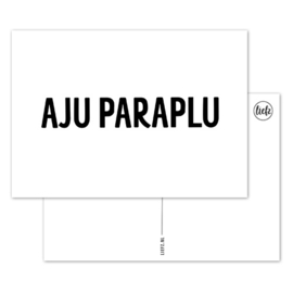 Kaart | Aju paraplu | 5 stuks