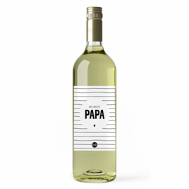 Fles etiket | De liefste papa | 5 stuks