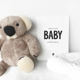 Kaart | Hello cute baby | 5 stuks