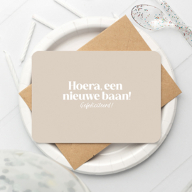 Kaart | Hoera, een nieuwe baan