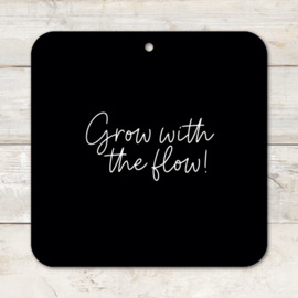 Muurvierkant | Grow with the flow