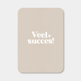 Midi kaart | Veel succes
