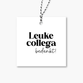 Cadeaulabel | Leuke collega bedankt | 5 stuks