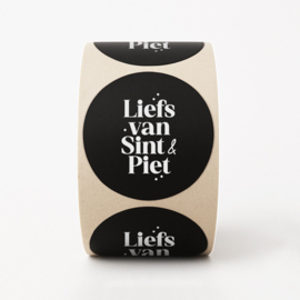 Stickers | 250 op rol | Liefs van Sint & Piet