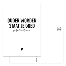 Kaart | Ouder worden staat je goed | 5 stuks