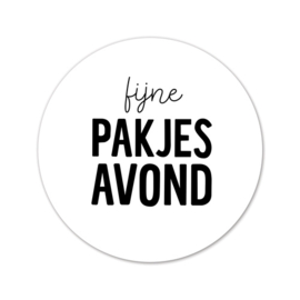 Stickers | 250 op rol | Fijne pakjesavond