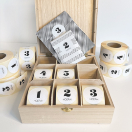 Stickers | 250 op rol | Jarig leeftijd / Jubileum