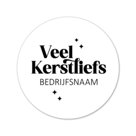 Stickers op maat | Kerst | Veel Kerstliefs + naam | vanaf 50 stuks
