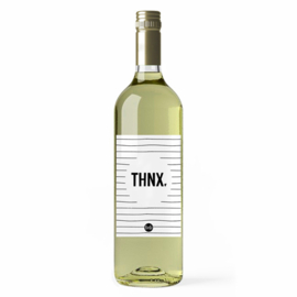 Fles etiketten | Thnx | 5 stuks