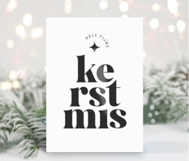 Kerstkaart | Hele fijne Kerstmis