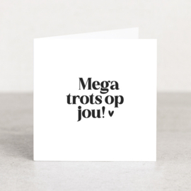 Dubbele kaart | Mega trots op jou