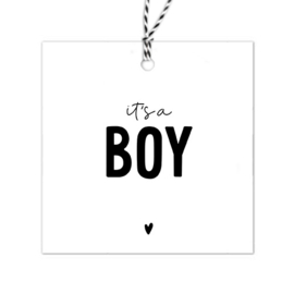 Cadeaulabel | It's a boy | 5 stuks