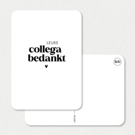 Kaart | Leuke collega bedankt