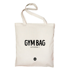 Katoenen tas | Gym bag, just kidding