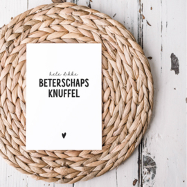 Kaart | Dikke beterschapsknuffel | 5 stuks