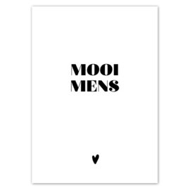 Kaart  | Mooi mens | 5 stuks