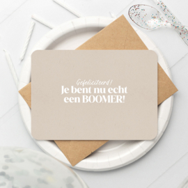 Kaart | Je bent nu echt een BOOMER