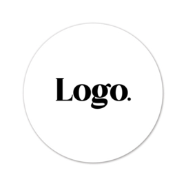 Stickers | Eigen logo | per 100 | Wit