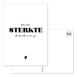 Kaart | Heel veel sterkte | 5 stuks