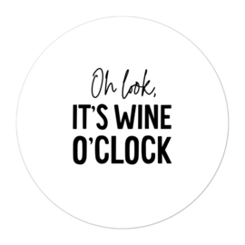 Magneten | Oh look, it's wine o'clock | 3 stuks