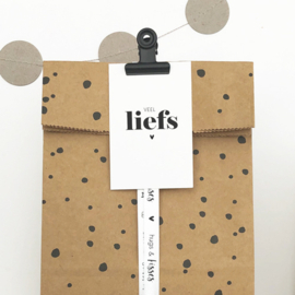 Mini kaartje | Veel liefs | 5 stuks