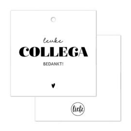 Cadeaulabel | Leuke collega bedankt | 5 stuks