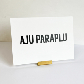 Kaarthouder | Messing
