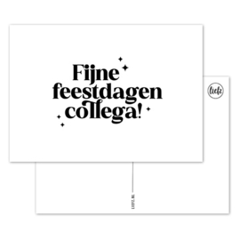 Kerstkaart | Fijne feestdagen collega | 5 stuks