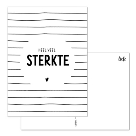 Kaart | Heel veel sterkte | 5 stuks