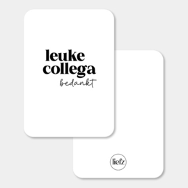 Midi kaart | Leuke collega bedankt | 5 stuks
