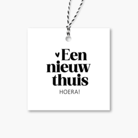 Cadeaulabel | Een nieuw thuis | 5 stuks