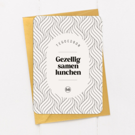 Tegoedbon | Gezellig samen lunchen | 5 stuks