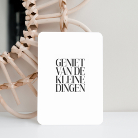 Kaart | Geniet van de kleine dingen