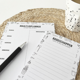 Maaltijdplanner A5 | Je bent wat je eet!