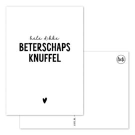 Kaart | Dikke beterschapsknuffel | 5 stuks