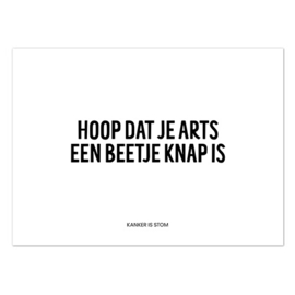 Kaart | Hoop dat je arts een beetje knap is | 5 stuks