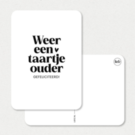 Kaart | Weer een taartje ouder