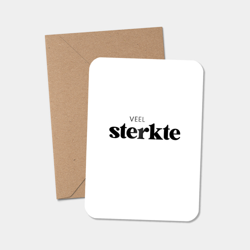 Midi kaart | Veel sterkte | 5 stuks