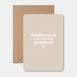 Kaart | Geniet van je pensioen