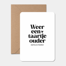 Kaart | Weer een taartje ouder